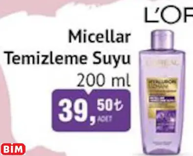 L'OREAL MİCELLAR TEMİZLEME SUYU